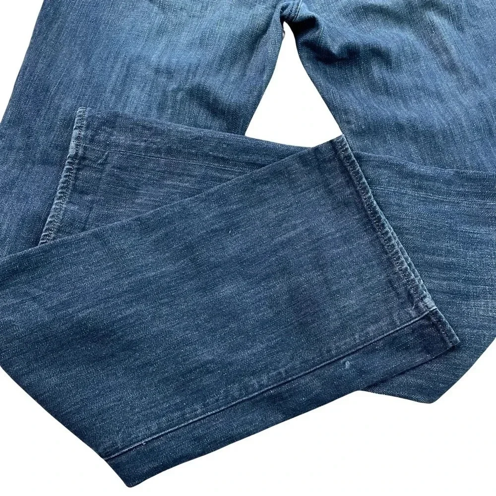 Rock & Republic Boot Embellished Pocket Jeans • 36 • Button Fly • Teal stitching - Picture 8 of 10